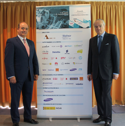 Benigno Lacort, director general de AMETIC (izq.) y el presidente José Manuel de Riva Benigno Lacort, director general de AMETIC (izq.) y el presidente José Manuel de Riva