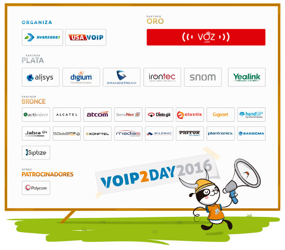 Patrocinadores evento VoIP2DAY Patrocinadores evento VoIP2DAY
