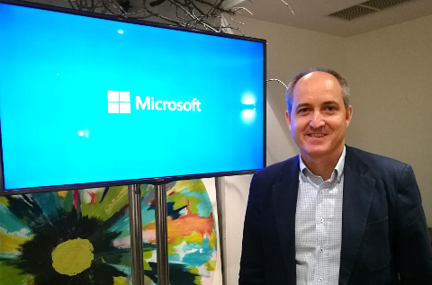 Rafael Sanz, director de canal de Microsoft. Rafael Sanz, director de canal de Microsoft.