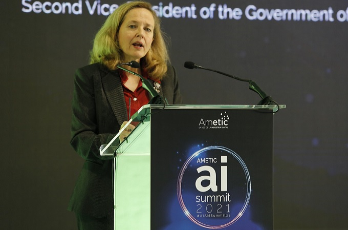 Nadia Calviño, Vicepresidenta Segunda del Gobierno de España y Ministra de Economía y Transformación Digital Nadia Calviño, Vicepresidenta Segunda del Gobierno de España y Ministra de Economía y Transformación Digital