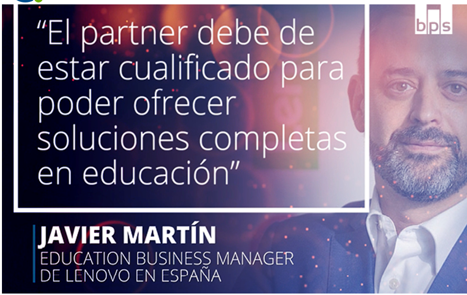 Javier Martín, education business manager de Lenovo en España Javier Martín, education business manager de Lenovo en España