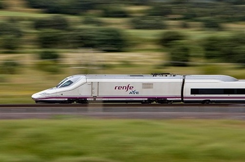 Tren de alta velocidad de Renfe. 