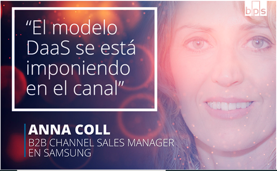 Carátula Anna Coll, channel sales manager en Samsung Carátula Anna Coll, channel sales manager en Samsung