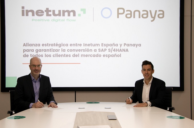 Ignacio Artiaga, director de la SAP Business Line para España y LATAM en Inetum, y Pablo Iglesias, director de Panaya par España. Ignacio Artiaga, director de la SAP Business Line para España y LATAM en Inetum, y Pablo Iglesias, director de Panaya par España.