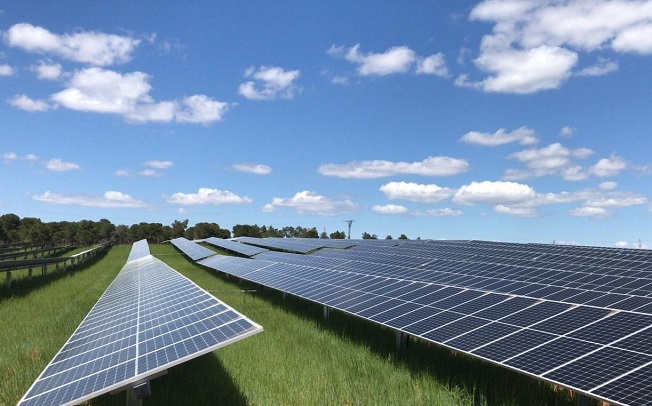 Seguidores solares bifila de STI Norland. Seguidores solares bifila de STI Norland.