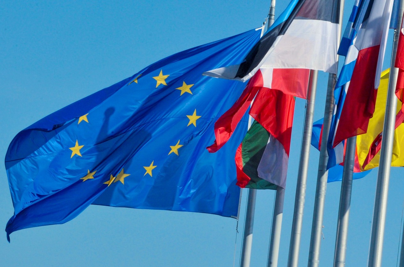 Banderas europeas. Banderas europeas.