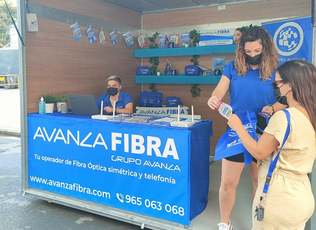 Avanza Fibra en la feria Gastromercat de Benetússer. Avanza Fibra en la feria Gastromercat de Benetússer.