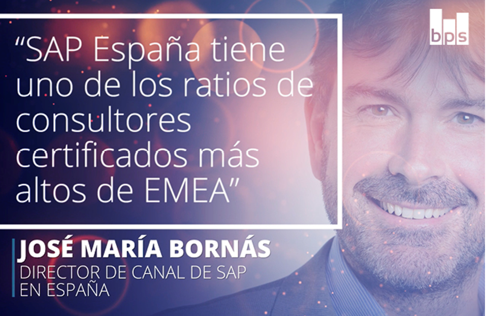 José María Bornás, director de canal de SAP en España José María Bornás, director de canal de SAP en España