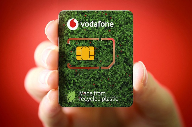 Vodafone lanza tarjetas Eco-SIM fabricadas con plástico reciclado. Vodafone lanza tarjetas Eco-SIM fabricadas con plástico reciclado.