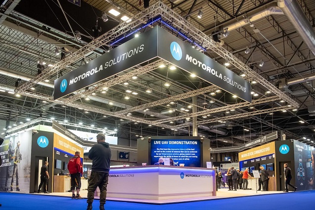 Stand de Motorola Solutions en la Critical Communicatios World 2021 (Madrid). Stand de Motorola Solutions en la Critical Communicatios World 2021 (Madrid).