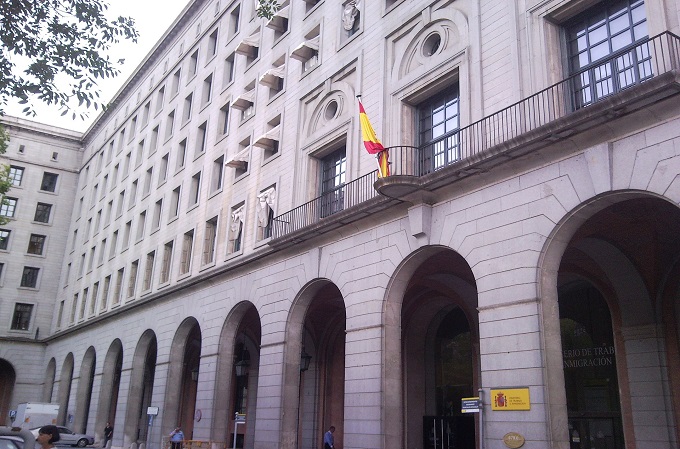 Sede del Minsterio de Trabajo, Migraciones y Seguridad Social, en Madrid. 