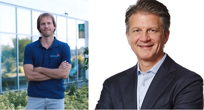 Richard Baar, CEO y fundador de Daktela, y Klaus von Rottkay, CEO de NFON.