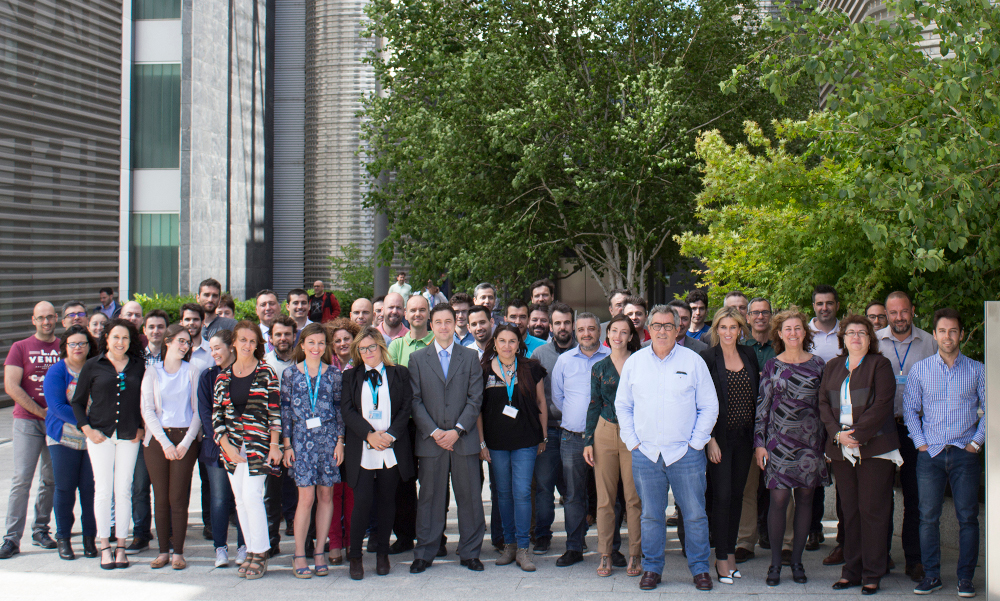Profesionales de Ibermática en las oficinas de Madrid. Profesionales de Ibermática en las oficinas de Madrid.