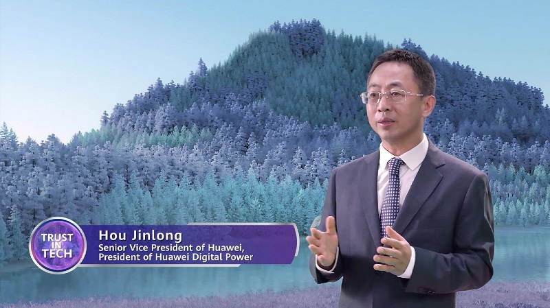 Hou Jinlong, vicepresidente sénior de Huawei y presidente de Huawei Digital Power.