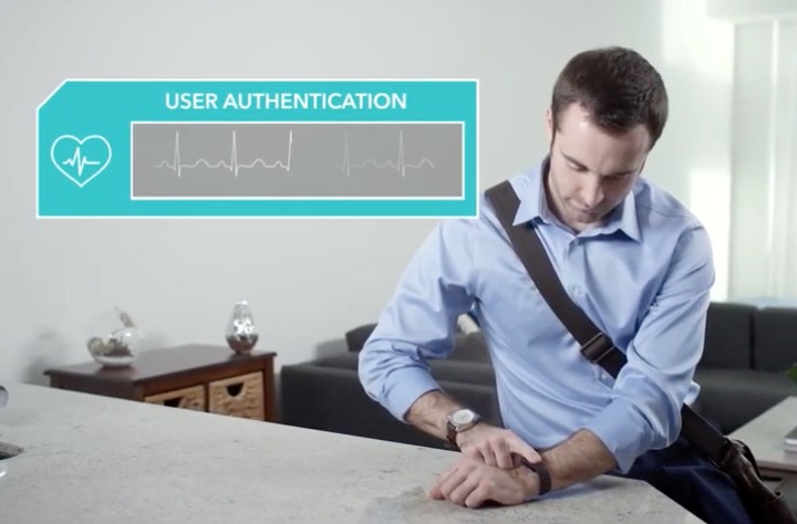 Sistema de autenticación para acceso en forma de pulsera desarrollado por G+D y Nymi. 