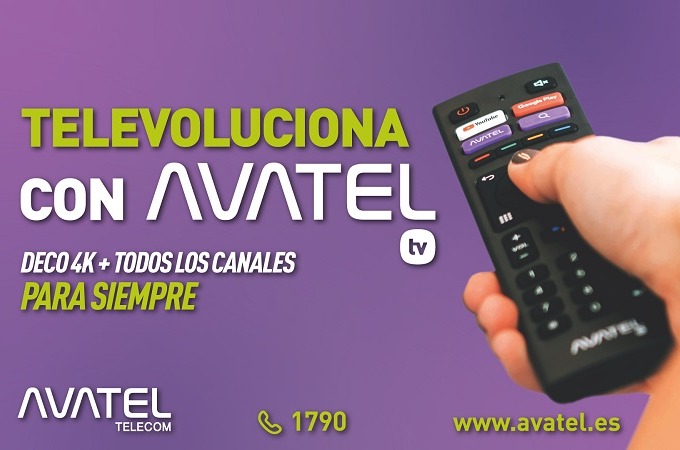 Avatel lanza su propia plataforma de TV. 