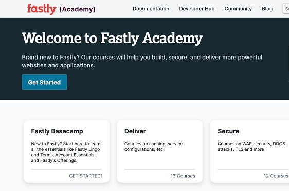 Fastly anuncia un nuevo centro de aprendizaje bajo demanda.