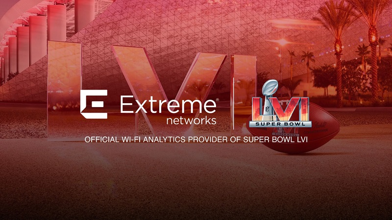 Extreme Networks volverá a analizar el tráfico Wi-Fi de la Super Bowl. 
