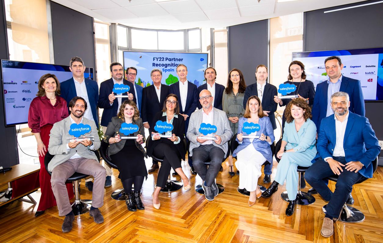 Partners premiados por Salesforce en España en 2022.