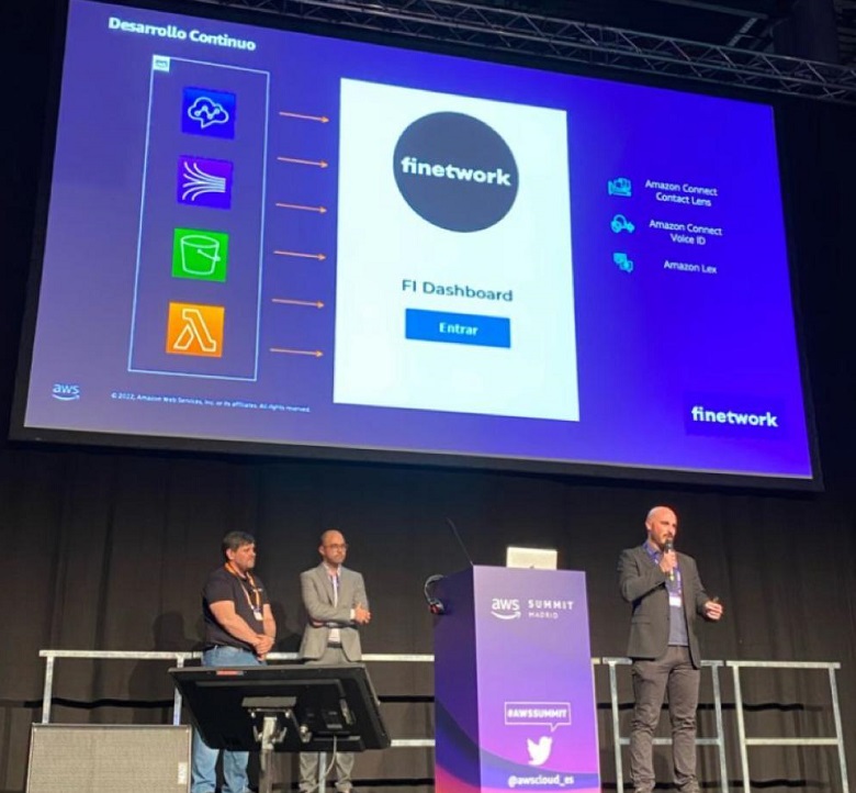Finetwork hospeda su contact center en AWS. Finetwork hospeda su contact center en AWS.