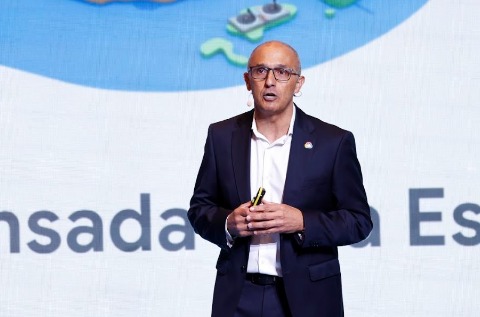 Isaac Hernández, en la presentación de la región cloud de Google en España. Isaac Hernández, en la presentación de la región cloud de Google en España.