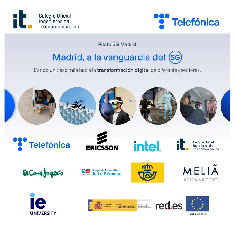 Jornadas 5G Telefónica organizadas por el COIT en Madrid.