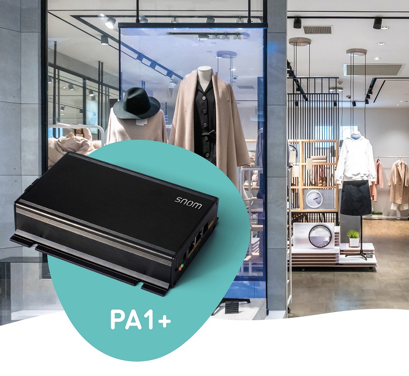 Snom presenta PA1+, su nuevo sistema IP. Snom presenta PA1+, su nuevo sistema IP.