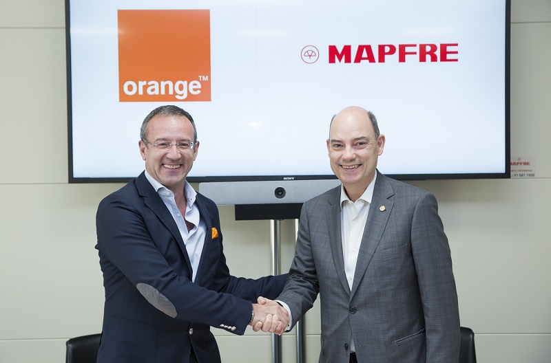 Jean François Fallacher, CEO de Orange España, y José Manuel Inchausti, vicepresidente de MAPFRE y CEO en Iberia.