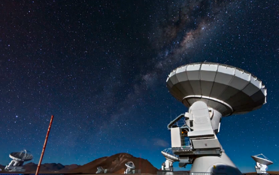 Observatorio astronómico ALMA, en el desierto de Atacama, Chile. 