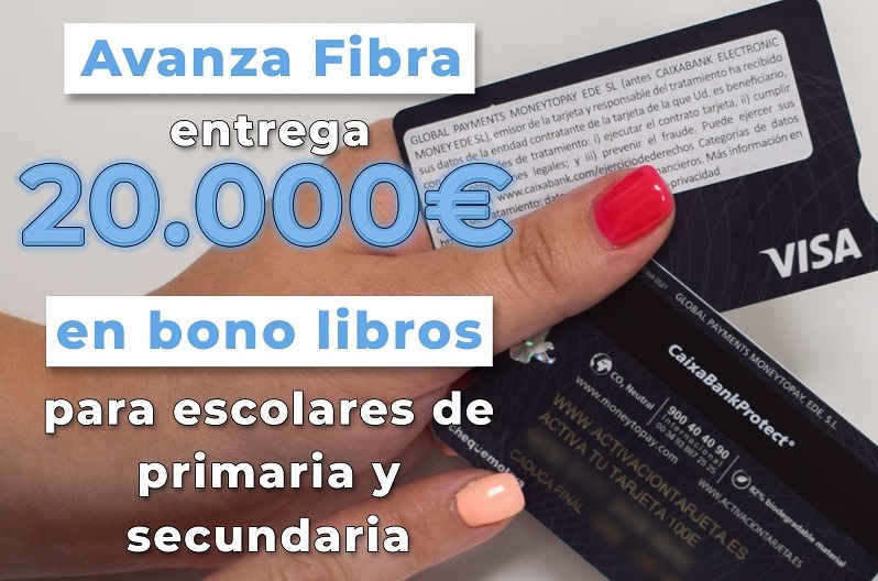 Avanza entregará 20.000 euros en bono libros para clientes y empleados.