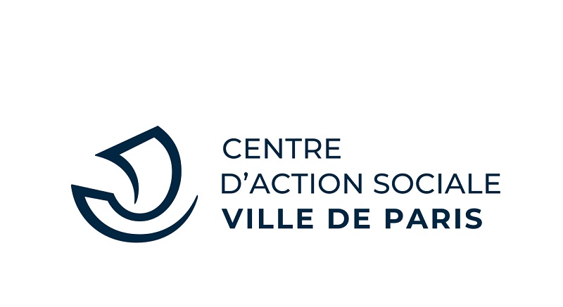 Logo del Centro de Acción Social de la Ciudad de París. 