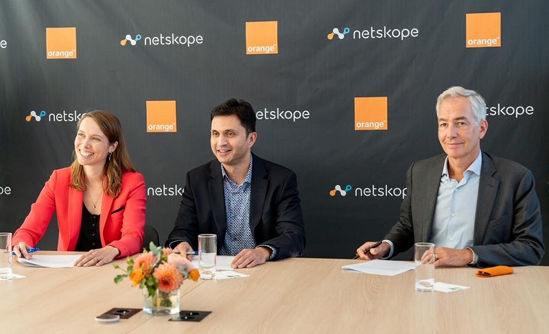 Firma de acuerdo entre Orange y Netskope. 