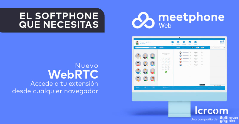 LCRcom lanza MeetPhone Web, nuevo servicio de telefonía cloud.