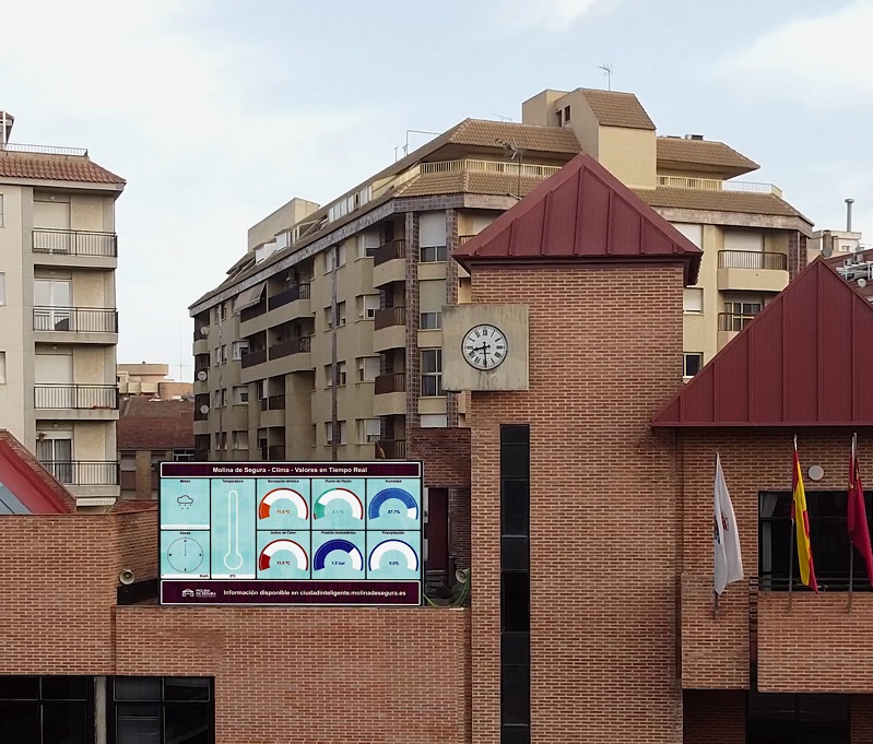 Molina de Segura (Murcia), ciudad piloto de un proyecto de smart city.
