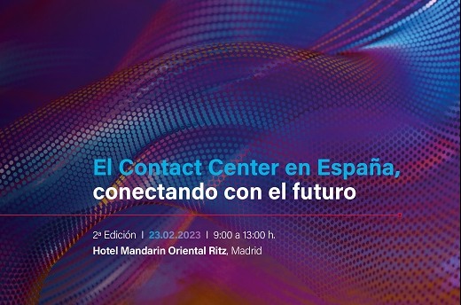 Cartel del II Congreso Contact Center. 