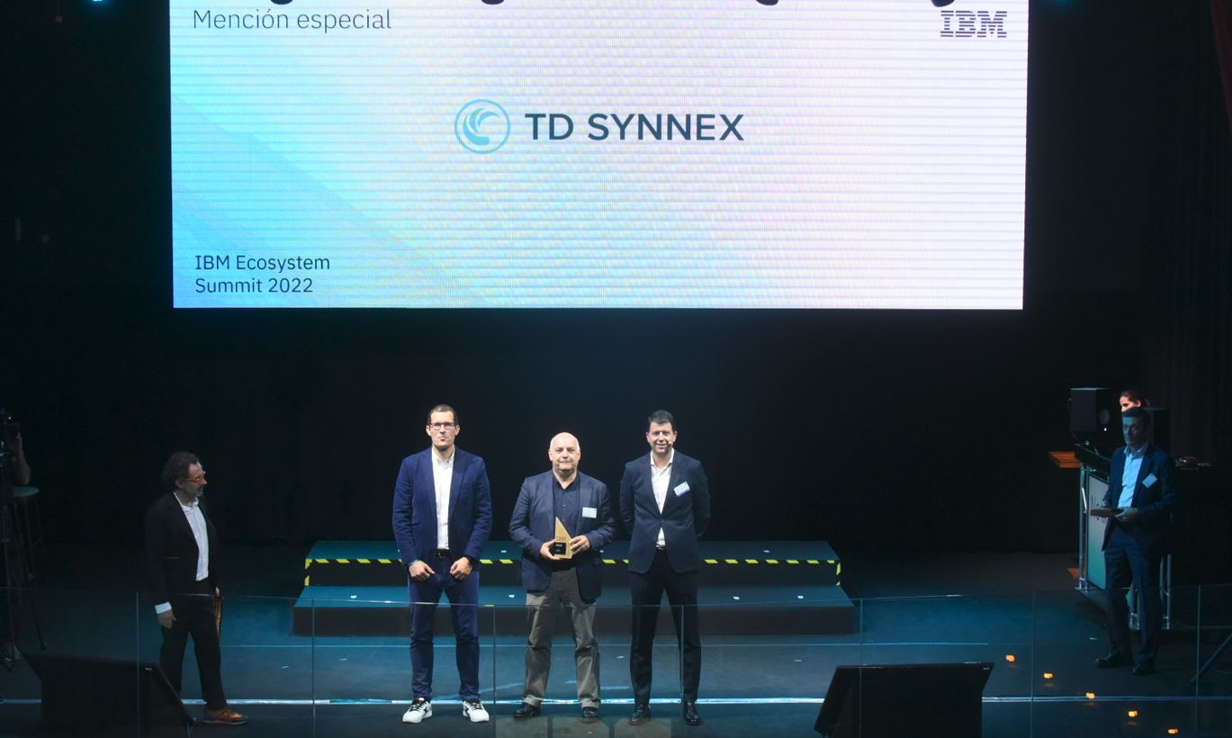 TD Synnex recibe mención de IBM en el Ecosystem Summit 2022.