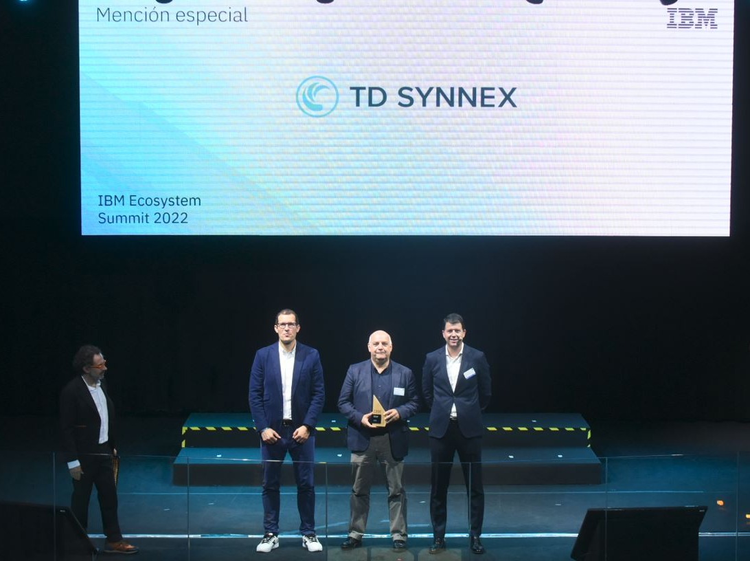 TD Synnex recibe mención de IBM en el Ecosystem Summit 2022. 