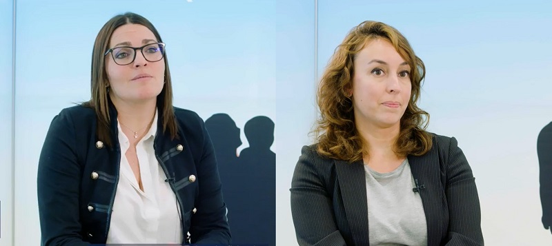 Anabel Vidal, de Fiatc Seguros, y Aitana Arias, de ICR Evolution. Anabel Vidal, de Fiatc Seguros, y Aitana Arias, de ICR Evolution.