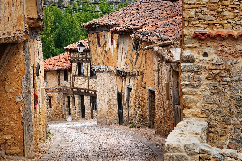 Imagen de Calatañazor, pueblo de Soria. 