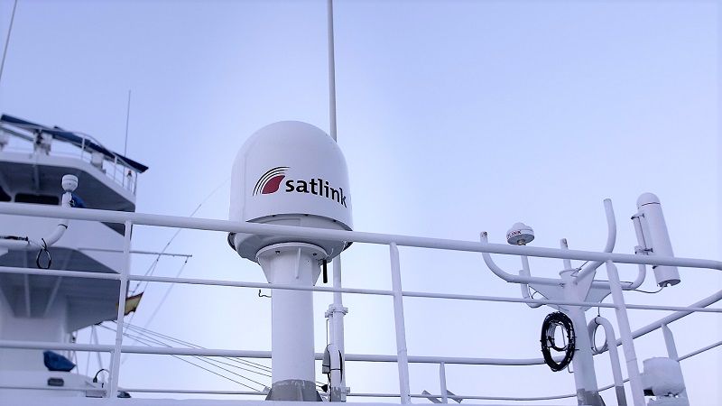 Antena de Satlink. Antena de Satlink.