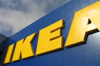 Logo en una tienda de Ikea. Logo en una tienda de Ikea.