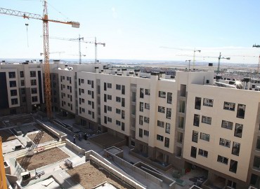 Viviendas en construcción. Viviendas en construcción.