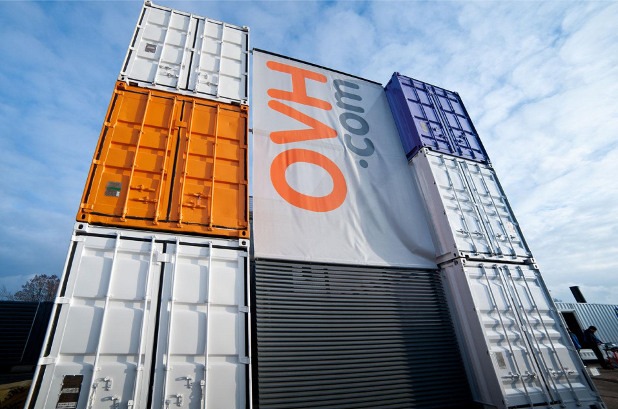 Logo de OVH desplegado. Logo de OVH desplegado.