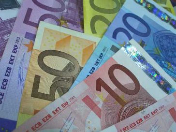 Billetes de euros. Billetes de euros.