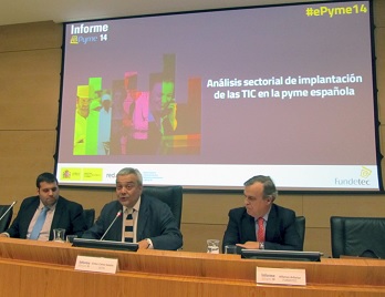 Victor Calvo-Sotelo, secretario de Estado de Telecomunicaciones en la presentación del Informe ePyme 14 Victor Calvo-Sotelo, secretario de Estado de Telecomunicaciones en la presentación del Informe ePyme 14