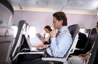 Conectividad en un avión Conectividad en un avión