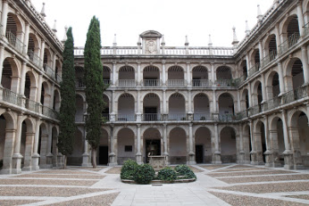 Interior de la Universidad de Alcalá de Henares.