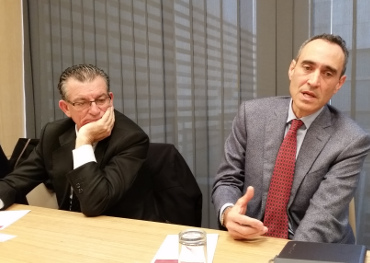 Agustín Alarcón y Juan Pablo Rossi, de GTI Agustín Alarcón y Juan Pablo Rossi, de GTI