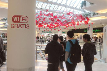 Los centros comerciales empiezan a demandar Wi-Fi