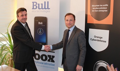 De izquierda a derecha: Michel Van Den Berghe, CEO de Orange ciberdefensa y Pierre Barnabé, COO de BigData y seguridad de Atos De izquierda a derecha: Michel Van Den Berghe, CEO de Orange ciberdefensa y Pierre Barnabé, COO de BigData y seguridad de Atos